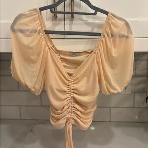 A Love Like YOU - Elegant Ruched Blouse -XS
